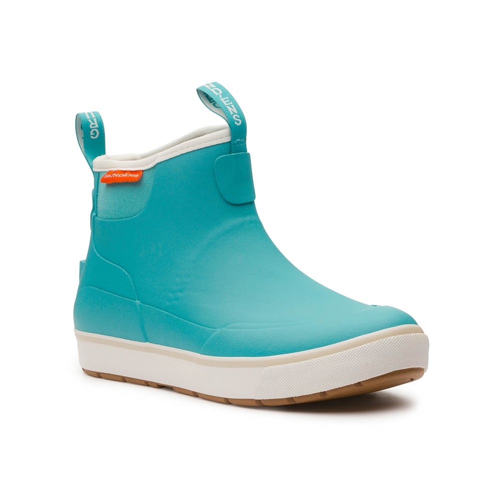 Grundens DeckBoss Ankle Boot Women's in Gulf Blue